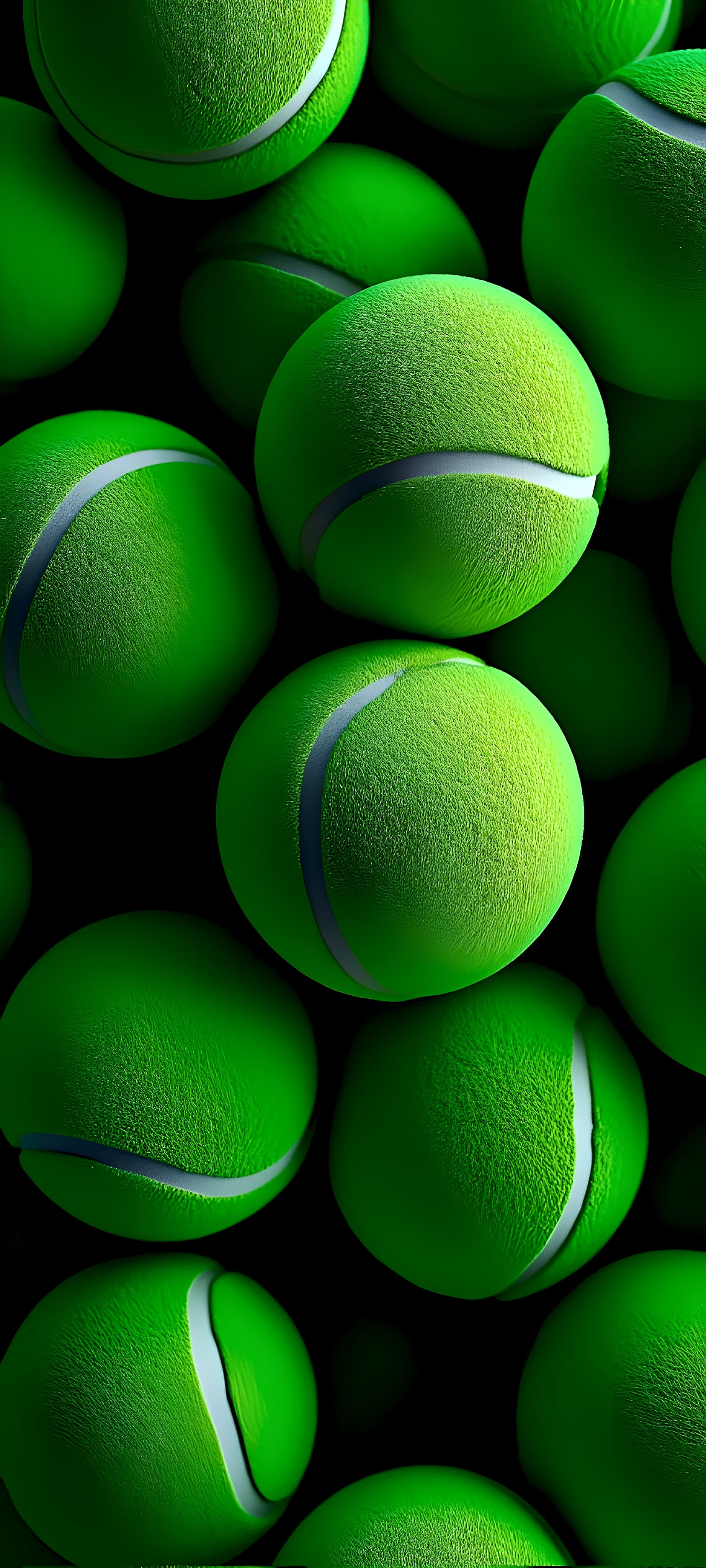 Amoled balls wallpaper