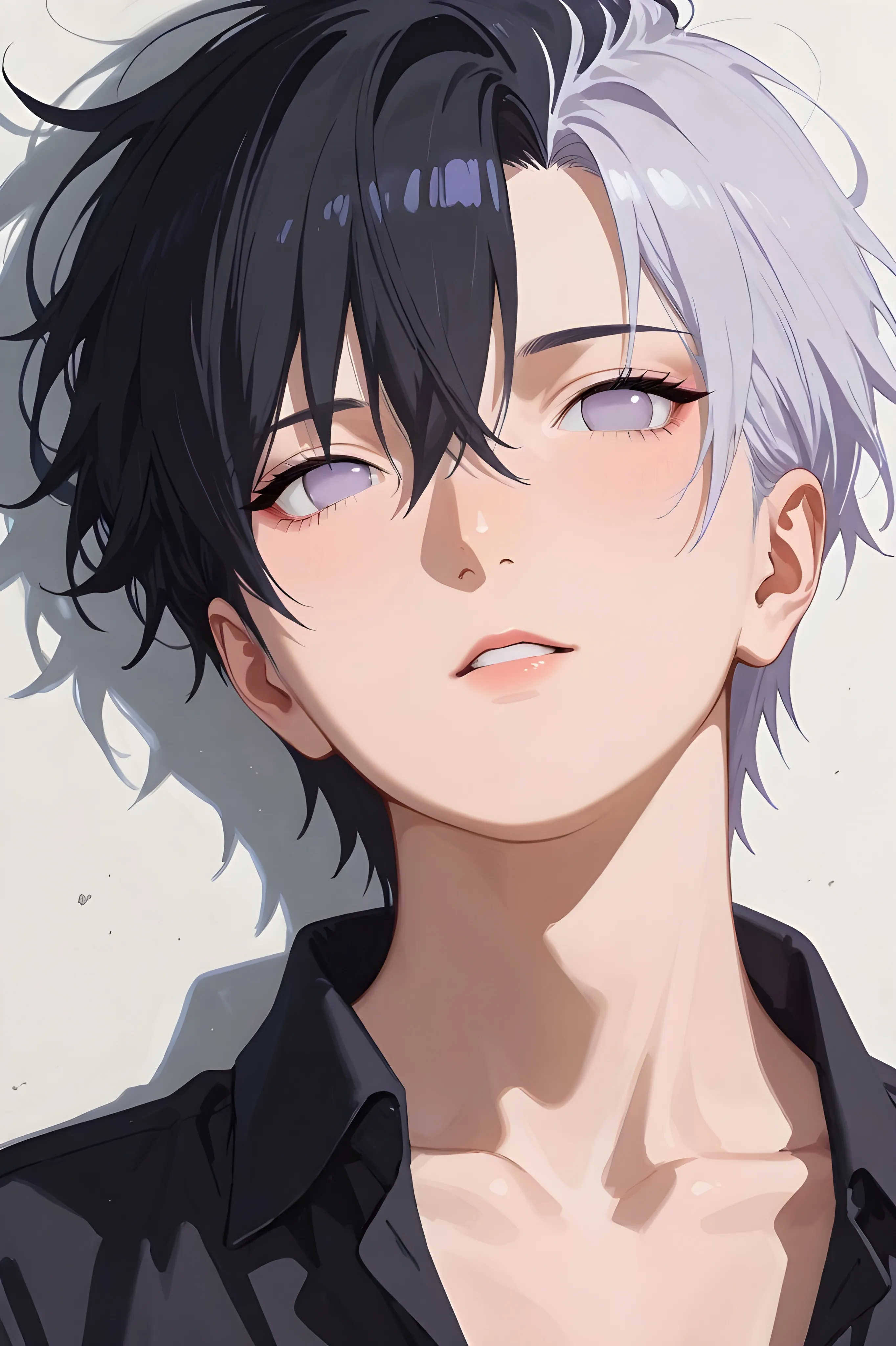 Soft Romantic Anime Character in Dreamy Aesthetic Light – Vertical 4K Wallpaper