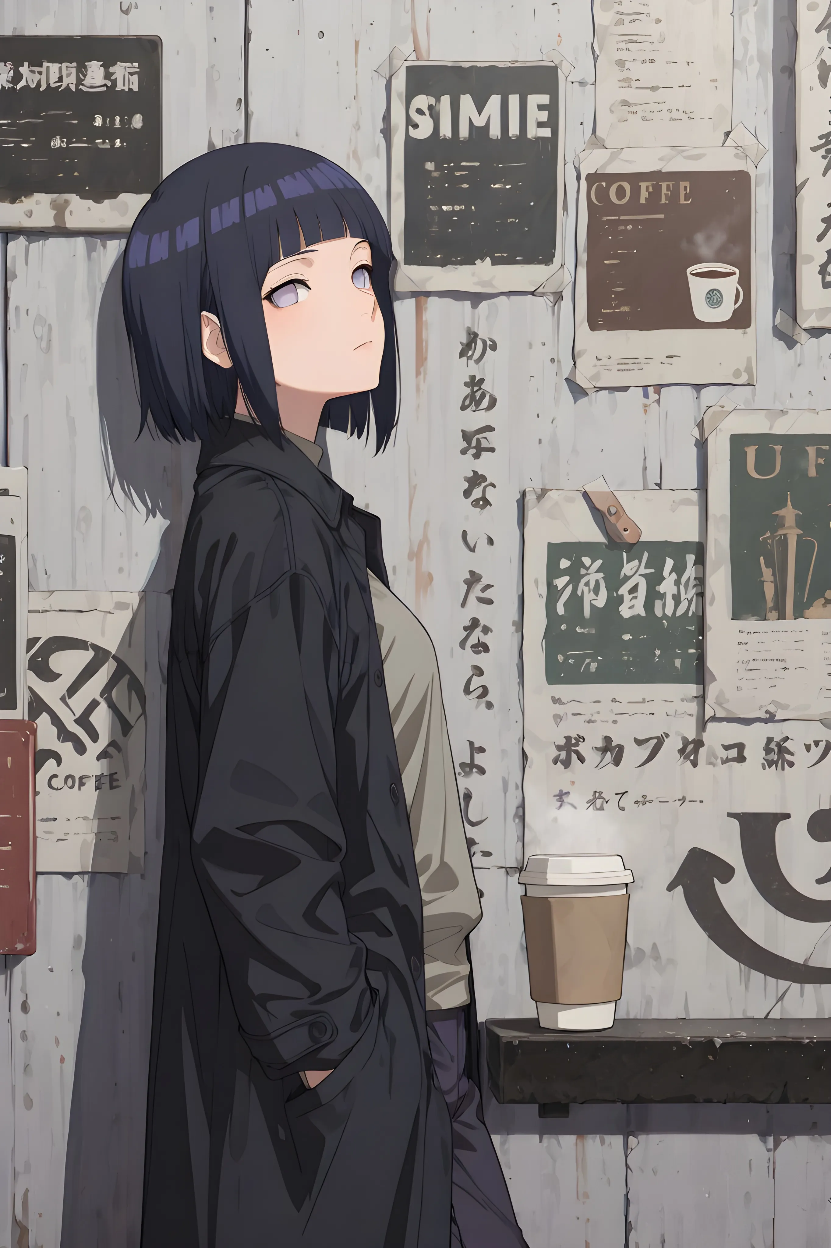 Balanced-Tone Anime Character with Elegant Soft Lighting – 4K Wallpaper