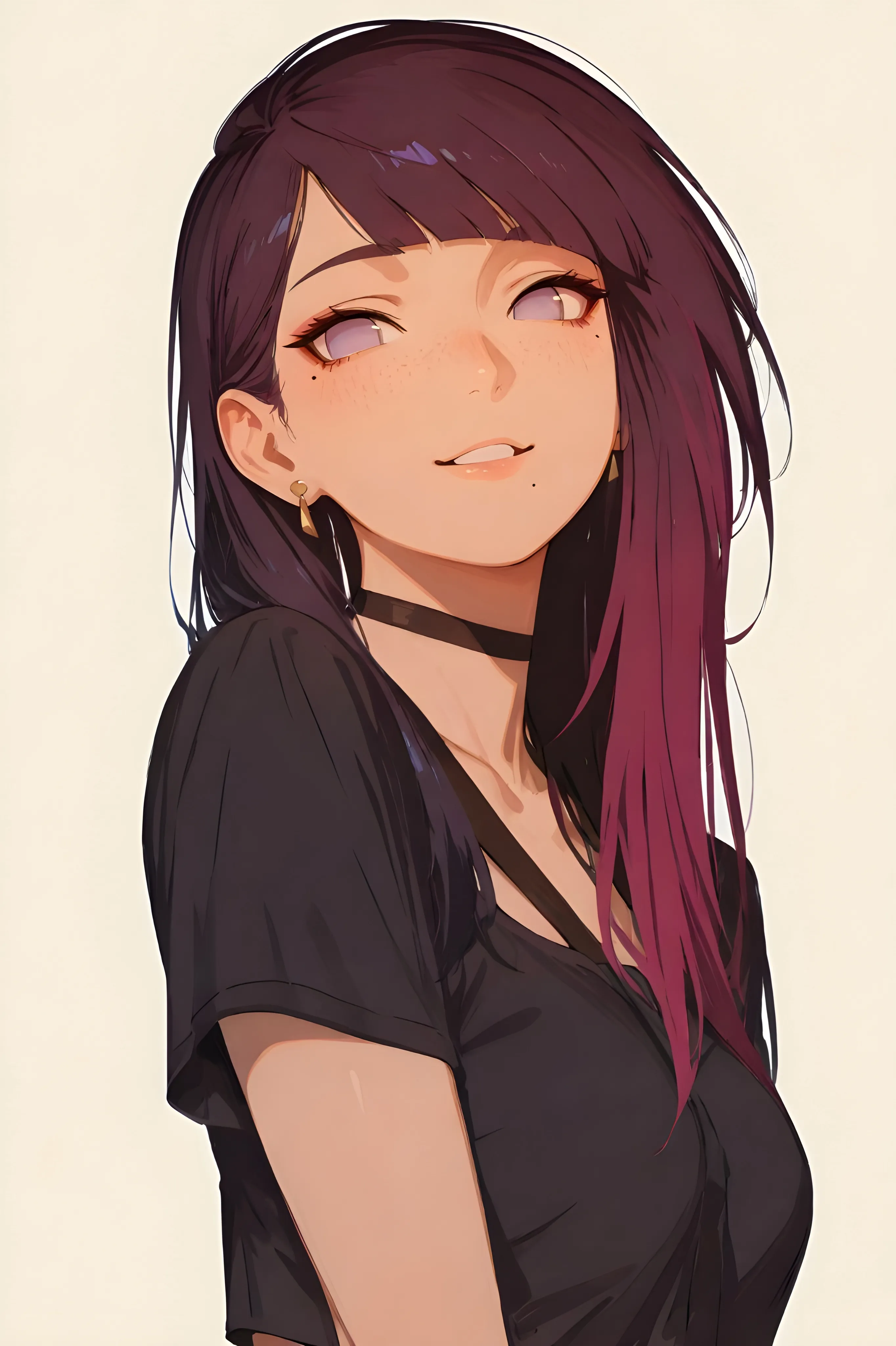 Nature-Infused Anime Character with Earthy Aesthetic – HD Vertical Wallpaper